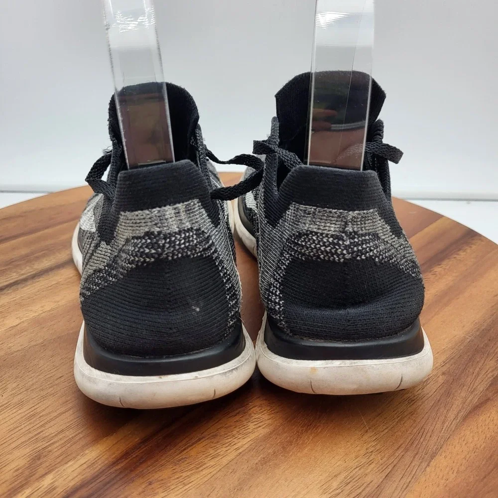 Nike Womens Free 4.0 Flyknit Running Shoes Womens 7‎ Black   717076-001 Sneakers